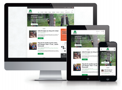 Följ Skogen i Skolan i våra digitala medier!