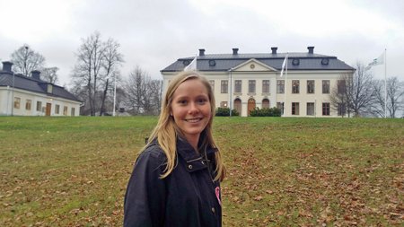 Victoria Boström, student på Skogsmästarskolan och ambassadör för SkogsSveriges Facebook och Twitter